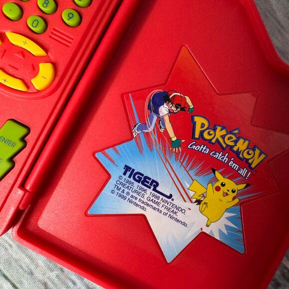 Pokemon Vintage Electronic Pokedex Tiger Electronics 1998 Tested - Picture 5 of 7